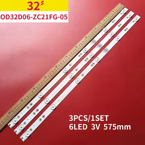 LED backlight strip For 32 inch TV light OD32D06 0D32D06-ZC21FG-05 6S1P 303TT320038 ATV-32 3V 576MM 