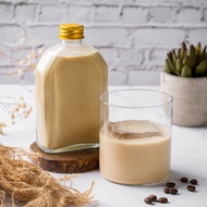 Ms Durian | Durian Coffee | Cold Latte In Glass Bottle