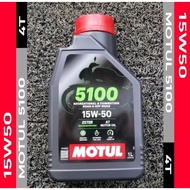 MOTUL 5100 4T 15W50 MINYAK ENJIN ESTER MOTORCYCLE 100% ORIGINAL ENGINE OIL