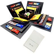 Hryan 5 Layer Gift Box, Multi Layered Explosion Photo DIY Box, Creative Surprise Picture Gift for Im