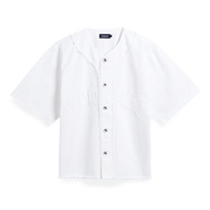 CARNIVAL CNVFW24S004WH DENIM BASEBALL SHIRT WHITE