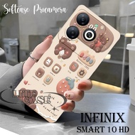 Softcase Procamera Infinix Smart 10 HD / 8 / 8 HD / 8 PRO / 8 PLUS / Hot 40i Wave wallpaper Motif
