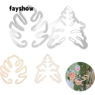 FAYSHOWSG 1/2PCS Turtle Shell Bamboo Clamp, Garden Tools Reusable Wooden Flower Stem Holder, Support