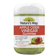 Nature's way apple cider vinegar gummies เนเจอร์เวย์ แอปเปิ้ล ไซเดอร์ เวเนก้า กัมมี่ 65เม็ด