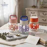HOHO 300ml Aesthetic Spill-Proof Glass Cup