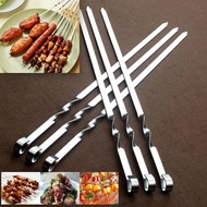 BBQ SKEWER Reusable Barbecue Skewer Stainless Steel rilling Kebab Stick Camping Picnic BBQ Barbecue 