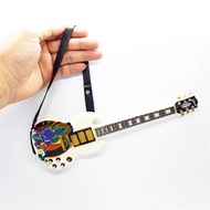Gibson SG White Guitar Miniature Buddha Motif Free Miniature Strap SALE