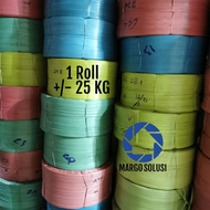 Tali rafia roll gulungan besar Tali Plastik gelondongan (minim 25 kg)