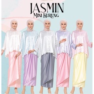 READY STOCK BAJU RAYA 2024 Mini Kurung Jasmin Satin Dull Series Free Size Baju Kurung Pario Muslimah