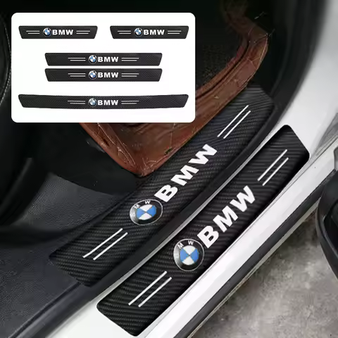 Long Lasting Self Adhesive Door Sill Protector Anti-Scratch Stickers Rear Bumper Guard For BMW MINI 