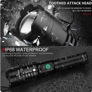 Lampu Senter LED 50000 Lumens 18650 USB XHP50 untuk Berburu - Package
