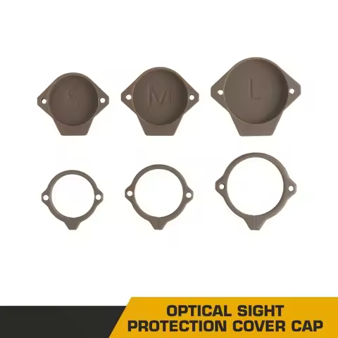 3pcs Tactical Optical Sight Light Protective Cover for 300/600 Series Rail-Mounted LED Flashlight Ai