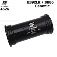กะโหลกจักรยานอัดเกลียวกลาง S-fight รุ่น BB92LK / BB86 Ceramic Bearing 4124/4624