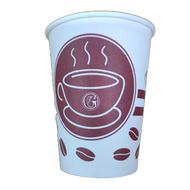 [Wuhe] Paper Cup/9oz OZ Cup (50pcs)/Paper Environmental Protection Tea Water Disposable