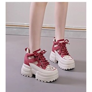 #增高鞋包头凉鞋女2026夏季新厚底内增高10cm百搭镂空罗马鞋Fashion Thick soled Sandals for Women 2026 Non slip Casual Sandals w