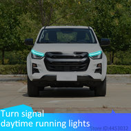 {SJDHGW} For Isuzu dmax trooper mux D-MAX LED DRL Car DaytimeRunningLight Flexible Waterproof Turn B