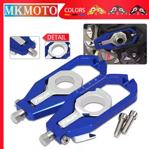 New For TMAX 530 DX SX 17-19 T-MAX560 TECH MAX 20-24 Motorcycle Rear Wheel Axle Blocks Chain Adjuste