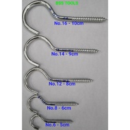 MATA Screw Eye Open Screw Hook Eye Screw Hooks per 10pcs