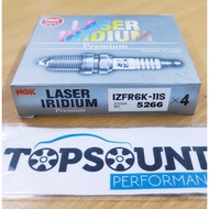 NGK LASER IRIDIUM PREMIUM SPARK PLUGS IZFR6K-11S (4Pcs) (ORIGINAL NGK)