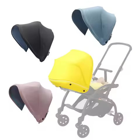 Stroller Sun Canopy Awning Sunshade Cover Compatible Bugaboo Bee 3/5/6 Fox Pushchair Roof Double Fab