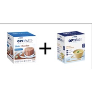 【mobileaid-HLT】【NESTLE】Optifast Chicken Soup + Optifast Milk Shake Very Low Calorie (Weight Loss) Di