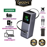UGREEN Nexode 20000mAh 165W 130W PowerBank Built In Retractable Cable USB C Type C Fast Charging Lap
