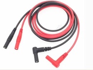 Digital Multimeter Test Lead BLLNDX 2PCS 1.2 m /47 inch 14 AWG Male Right Angle to Male Straight 4mm