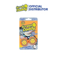 Screen Daddy ORANGE 2ct- Reusable Microfiber Pads for Screens