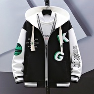 Spring Autumn 13-15 Years Old Junior High School Boy Jacket 14 Handsome Baseball Uniform Jacket 15 Y