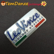 Leovince Exhaust systems 7.5x3.5cm aluminum sticker
