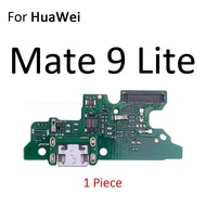 บอร์ด Mic Flex Cable สำหรับชาร์จ HuaWei Mate 20X10 9 Pro Lite P Smart Plus 2019 2020 2021ชิ้นส่วนซ่อ