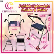 ❃CTF Foldable Lightweight Rollator  Walker✲