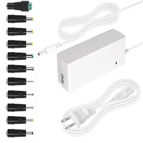 12V 5A LCD Monitor Power Supply Adapter Cable White for AOC Monitor 16" 20" 22" 23" 24" 27", for HP 