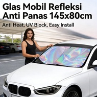 Reflexology Car Umbrella Glass Size Anti 145x80cm Front Heat