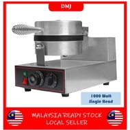 1000WATT SINGLE HEAD WAFFLE MAKER NON STICK COMMERCIAL USE MALAYSIA 3 PIN PLUG MESIN WAFFLE ELEKTRIK