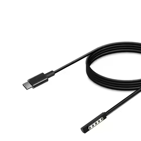 5FT Surface Pro Power Cord USB-C Surface Charger Cable 12V Power Cable for Microsoft Surface Pro 2 /