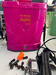 ถังพ่นยาแบตเตอรี่ จากัวร์ Jaguar 16ลิตร 20ลิตร แบตทน แถมหัวพ่น 4หัว หัวพ่นร่องดิน ใช้งานต่อเนื่อง ถั