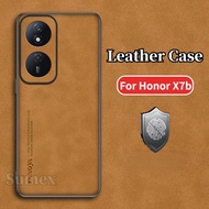 Phone Case For Honor X7b 4G Soft Leather Casing hp HonorX7b Honer X8b X9C X9b X7 X7A X7B X7C X8 X8A 