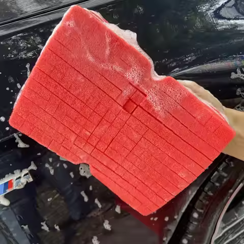 Large Size Car Washing Sponge Block Cross Cut Soft Grid Foam Sponges Strong Water Absorption Home Ca
