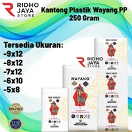 PP Wayang Plastic Bag 5x8 6x10/ 7x12/ 8x12/ 9x12/ CLEAR PP/ CLEAR PP/