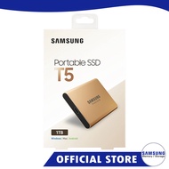 Samsung T5 Portable SSD 1TB External SSD USB 3.1 (Gold)