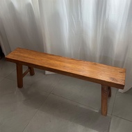 39bD ไม้เอล์มเก่า ม้านั่งยาว ม้านั่งคู่ย้อนยุค ม้านั่งเปลี่ยนรองเท้า ม้านั่งไม้แข็ง ม้านั่งเดี่ยวเรี