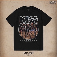👕เสื้อยืดแฟชั่นวินเทจ วง KISS แขนสั้น ลิขสิทธิ์แท้ เสื้อวงดนตรีร๊อค ชาย หญิง ขนาด S-5XL
