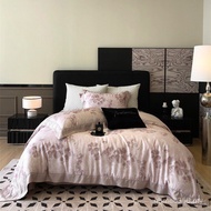 Four-Piece Set New Style Skin-Feel Girl Bedding Heart Silk Cotton 100s Spring Summer Naked Sleeping 