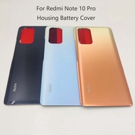 Xiaomi Redmi Note 10 Pro Glass Battery Back Housing Cover Replacement Repair Parts For Xiaomi Redmi Note10 Note 10 Pro