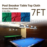 2.3x1.55m Deluxe Worsted Pool Table Cloth For 7ft Table High Speed Billiard Cloth Felt