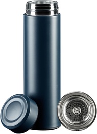 17oz Metal Water Bottle Slim Water Bottle Thermo Water Bottle Insulated Water Bottle Keep Hot for 12