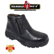 Hammer Kings 13009 Safety Shoes/ Boots Steel Toe Cap/ Steel Mid Plate Mid Cut Double zip Safety Boot