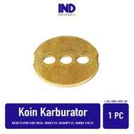 Koin Karburator Beat FI Pop eSP 2016 & Spacy & Scoopy & Vario 110 Throttle Coin Body Carubrator Goba