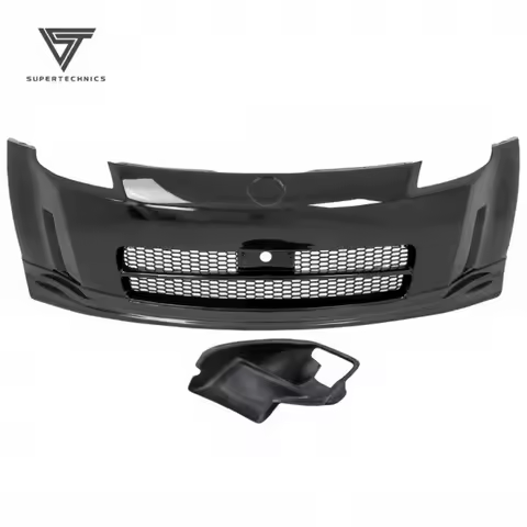 Half Carbon Fiber Customized Front Bumper for 2003-2008 350z Z33 Retrofit to Nismo V1 Style
